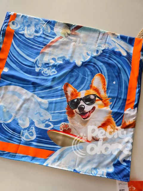 Toalha infantil Felipe dog surf Siri Kids 40703 - comprar online