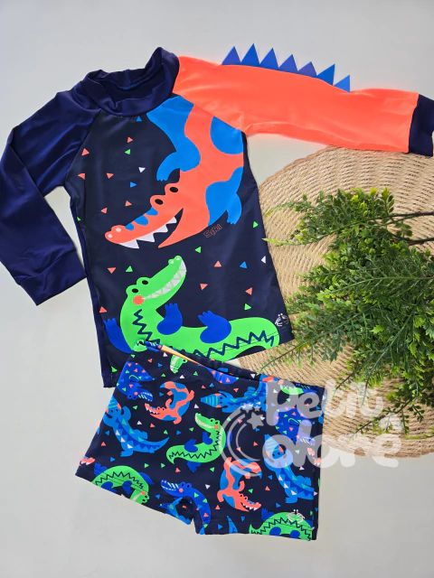 Conjunto bebê sunga Lucas crocodilo Siri Kids 40462 - comprar online