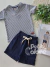 Conjunto infantil masculino listra marinho Divertto 27041 - comprar online