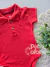 Body bebê polo piquet vermelho Charpey 18028 - Petit Colorê | Moda Infantil, roupa de Menina, Menino e Bebê 