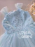 Vestido infantil festa azul claro bordados Petit Cherie 040 - Petit Colorê | Moda Infantil, roupa de Menina, Menino e Bebê 