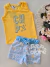 Conjunto infantil regata amarelo e azul Charpey 18472 - comprar online