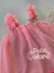 Vestido infantil festa tule brilho rosa Gabriela Aquarela 252020 - loja online