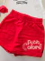 Conjunto infantil blusa e short-saia Hello Kitty vermelho Momi J6881 - Petit Colorê | Moda Infantil, roupa de Menina, Menino e Bebê 