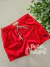 Bermuda infantil tecnospan vermelho Charpey 18167 - comprar online