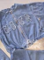 Conjunto infantil jeans bordado Gabriela Aquarela 251230 - loja online