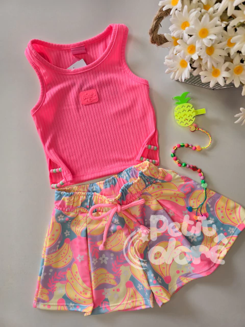 Conjunto infantil miçanga frutas neon Cinti 12701 - comprar online