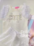Conjunto infantil blusa com brilhos e short laise branco Cinti 12795 - loja online