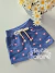 Short infantil moletinho jeans corações Cinti 12652 - comprar online