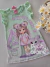 Camisola infantil princesa com brilhos verde Cinti 12763 - comprar online