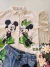 Conjunto infantil camisa com tricot e short jeans Mickey e Minnie Disney Animê N4906 - loja online
