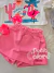 Conjunto infantil blusa cropped e short saia joaninha tropical Bimbi FA322 - loja online