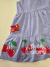 Imagem do Vestido infantil azul claro cereja Bimbi FA055