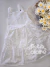 Vestido infantil laise branco Bimbi FA364 - comprar online
