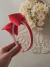 Tiara infantil laço vermelho com brilhos - Petit Colorê | Moda Infantil, roupa de Menina, Menino e Bebê 
