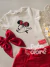 Conjunto infantil saia short vermelho Minnie Disney Animê P6273 - Petit Colorê | Moda Infantil, roupa de Menina, Menino e Bebê 