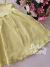 Vestido infantil amarelo lemon canelado com brilho Cinti 12679 - Petit Colorê | Moda Infantil, roupa de Menina, Menino e Bebê 