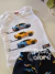 Conjunto infantil branco carros Kyly 1327 na internet