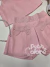 Imagem do Conjunto infantil rosa risca de giz brilhante Gabriela Aquarela 626604