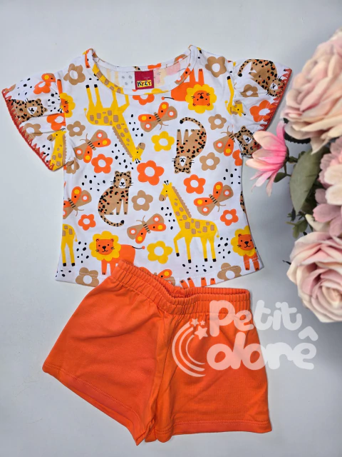 Conjunto infantil safari laranja Kyly 1278 - comprar online