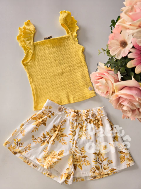 Conjunto infantil amarelo Milon 1297 - comprar online