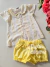 Conjunto bebê bata e short bordado amarelo Milon 1405 - comprar online