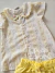 Conjunto bebê bata e short bordado amarelo Milon 1405 na internet