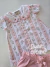 Conjunto bebê bata e short bordado rosa Milon 1405 na internet