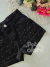 Short infantil sarja com brilho preto Mania Kids 6516 na internet