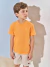 Conjunto infantil camiseta nectarina e bermuda linho Divertto 27050 na internet