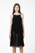 Vestido saída de praia Cinthia tule poliamida preto Siri Kids 43344 na internet