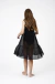 Vestido saída de praia Cinthia tule poliamida preto Siri Kids 43344 - Petit Colorê | Moda Infantil, roupa de Menina, Menino e Bebê 