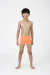 Sunga infantil Pedro dupla face preto e laranja Siri Kids 43539 - comprar online