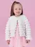 Casaco infantil peles off white Petit Cherie 012