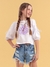 Blusa teen eletric Vanilla Cream 036 na internet