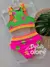Biquíni Infantil Cropped Eduarda Estrelinha Siri Kids - Neon, Estilo & Proteção UV