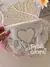 Bolsa Infantil Prateada Coração Pérolas | Gabriela Aquarela