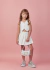 Conjunto infantil colete e short-saia off white com brilhos Gabriela Aquarela 252205 na internet