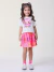 Imagem do Conjunto Infantil Blusa e Saia Gatinho Neon Bimbi (FA693)