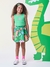 Conjunto infantil regata canelada e Saia com short interno dinossauro Bimbi FA192 na internet