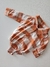 Body camisa xadrez bebê laranja Charpey 25644