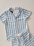 Pijama infantil listras azul suede Charpey 26763 - comprar online