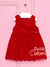 Vestido bebê Happy Time vermelho Mon Sucré 098 - comprar online
