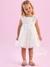 Vestido infantil tules plissado branco Petit Cherie 126 na internet