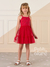 Vestido bebê tules vermelho Mon Sucré 124 - comprar online