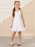 Vestido infantil tules branco Mon Sucré 124 - comprar online