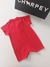 Macacão bebê malha vermelho Charpey 18384 na internet