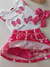 Conjunto infantil saia short quadriculado pink Kyly 931 - Petit Colorê | Moda Infantil, roupa de Menina, Menino e Bebê 