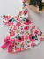 Vestido infantil floral off white Nanai 222 - comprar online