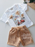Conjunto infantil beach branco Milon 971 - comprar online